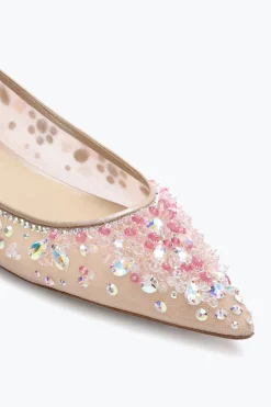 Per Le Invitate|Per Le Damigelle^Rene Caovilla Ballerina Cinderella Champagne 10 ROSA