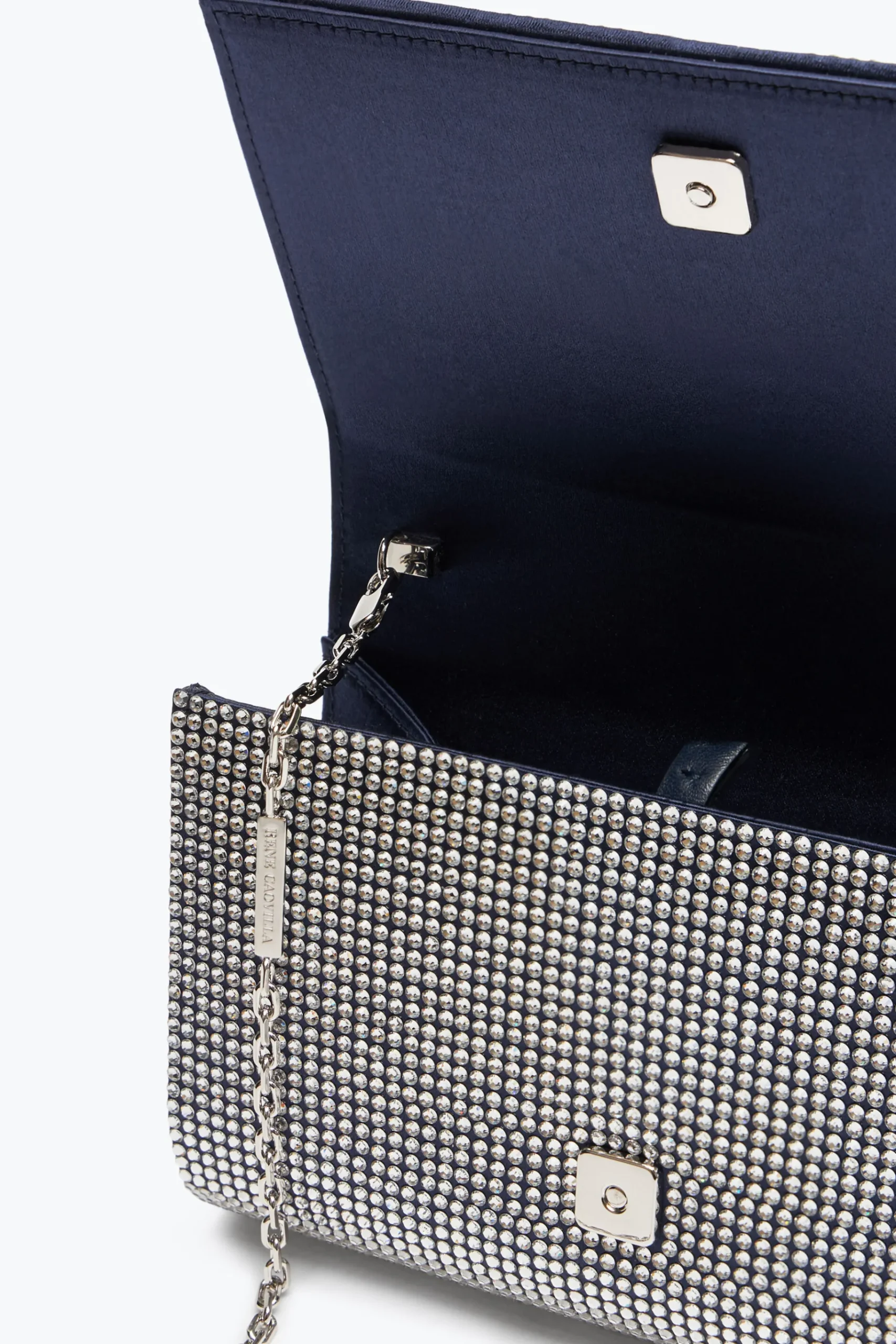 Clutch|Clutch^Rene Caovilla Clutch Aida Con Cristalli All-Over Blu