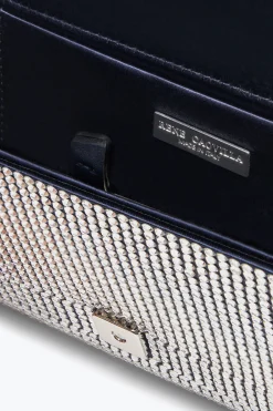 Clutch|Clutch^Rene Caovilla Clutch Aida Con Cristalli All-Over Blu