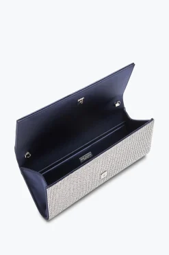 Clutch|Clutch^Rene Caovilla Clutch Zafira Con Cristalli All-Over Blu