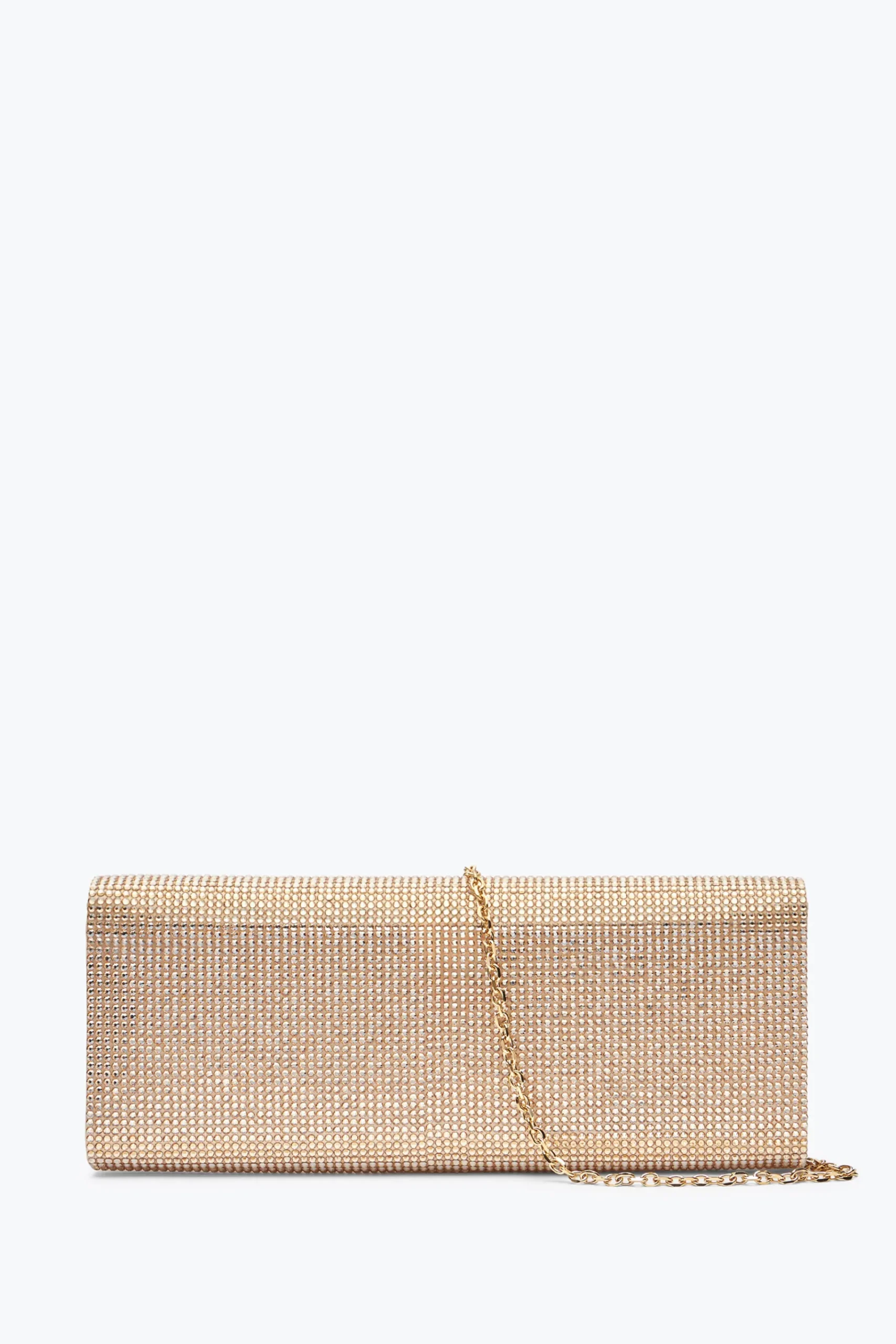 Clutch|Clutch^Rene Caovilla Clutch Zafira Con Cristalli All-Over Oro
