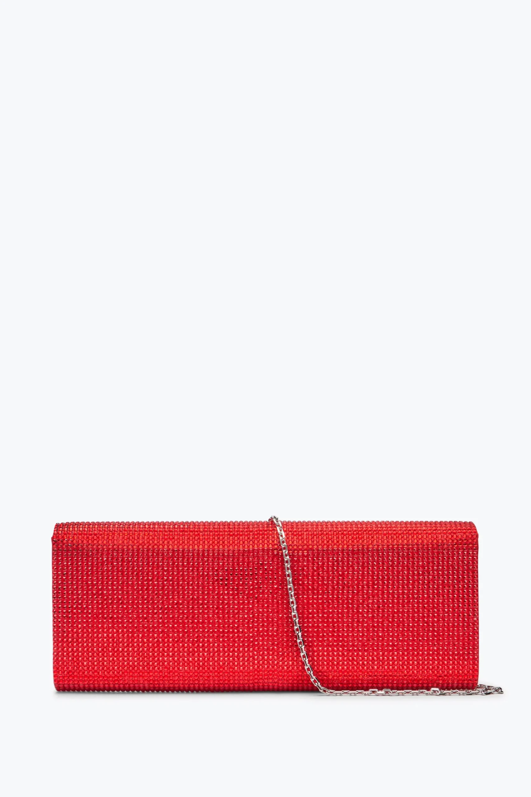 Clutch|Clutch^Rene Caovilla Clutch Zafira Rossa Con Cristalli All-Over Rosso