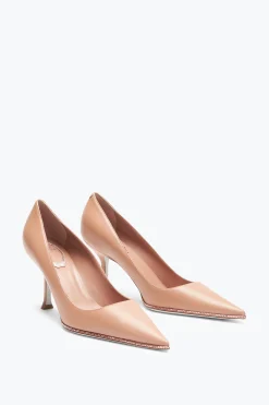 Décolleté^Rene Caovilla Décolleté Candice 80 Oro Rosa
