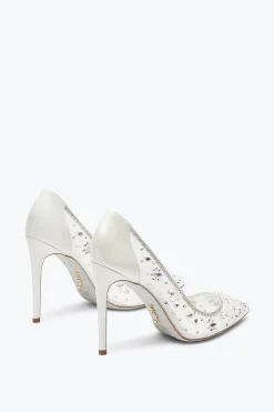 Collezione Sposa|Décolleté^Rene Caovilla Décolleté Cinderella Bianca 105 Bianco