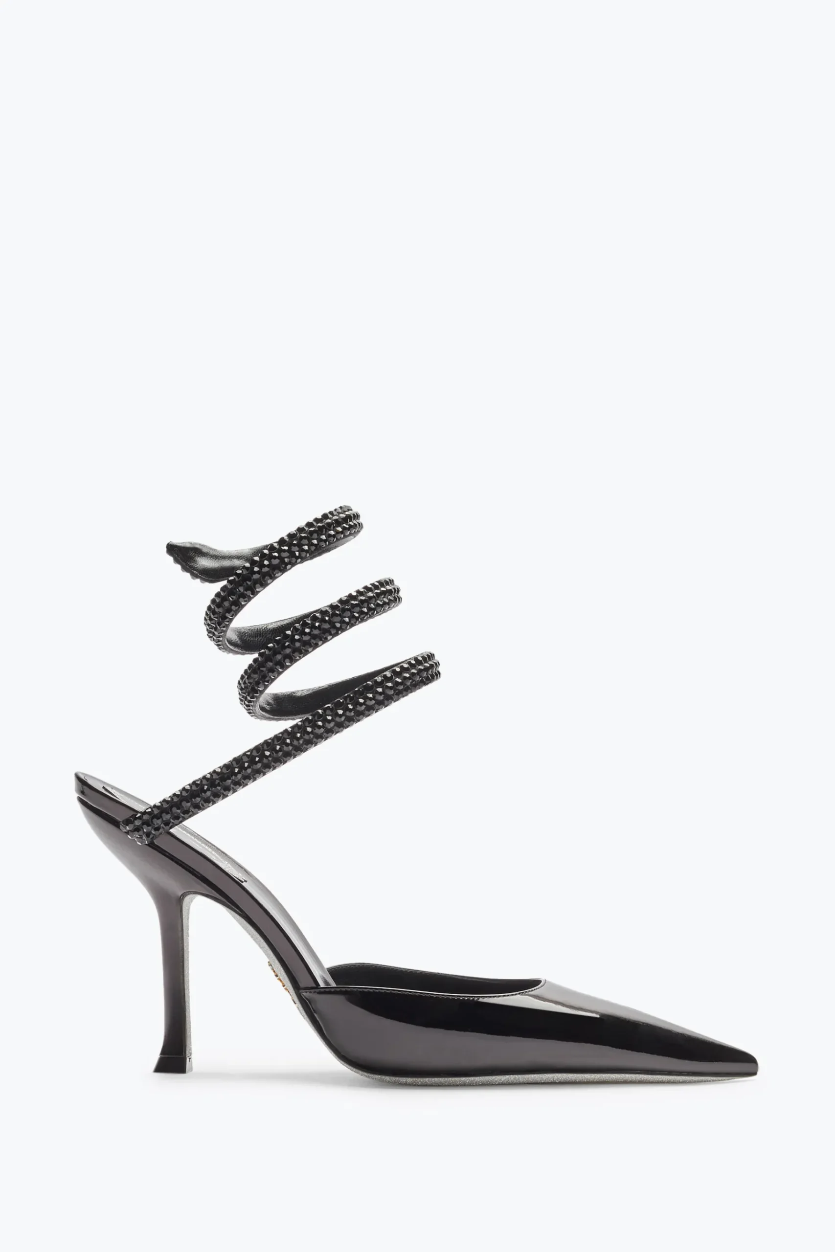 Décolleté^Rene Caovilla Décolleté Cleo Nera Con Cristalli 105 Nero