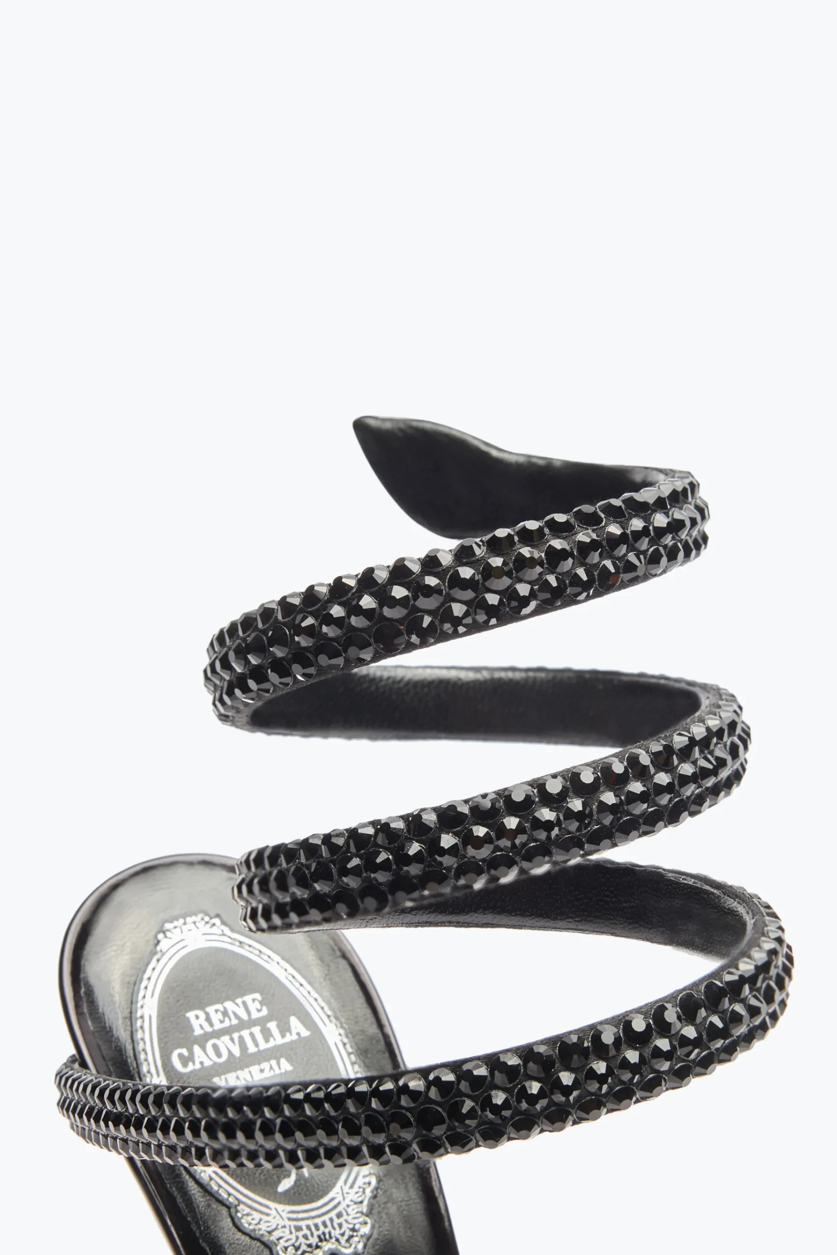 Décolleté^Rene Caovilla Décolleté Cleo Nera Con Cristalli 105 Nero