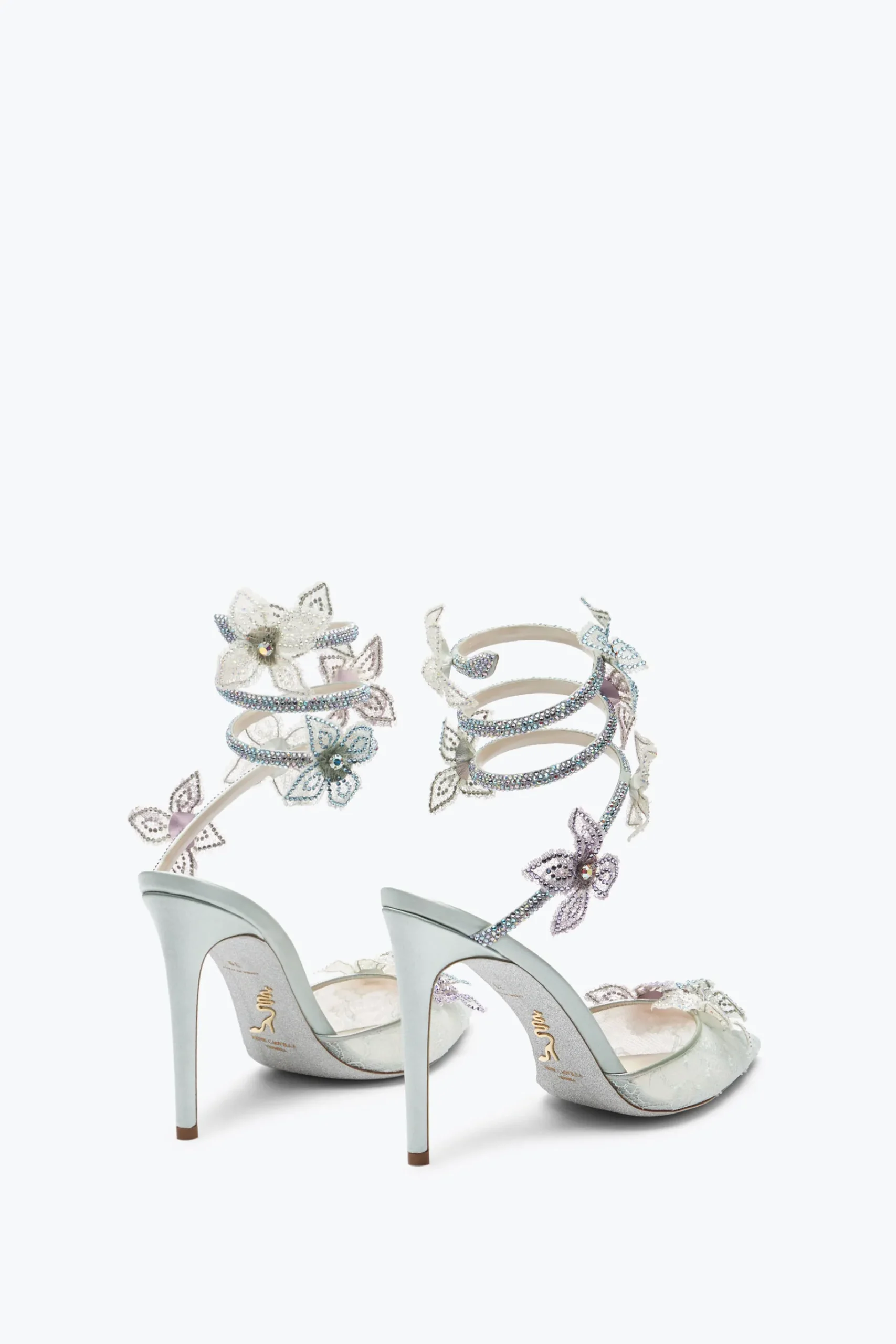 Décolleté^Rene Caovilla Décolleté Floriane 105 Azzurro Polvere