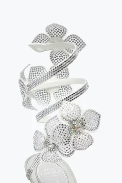 Collezione Sposa|Décolleté^Rene Caovilla Décolleté Floriane Bianca 105 Bianco
