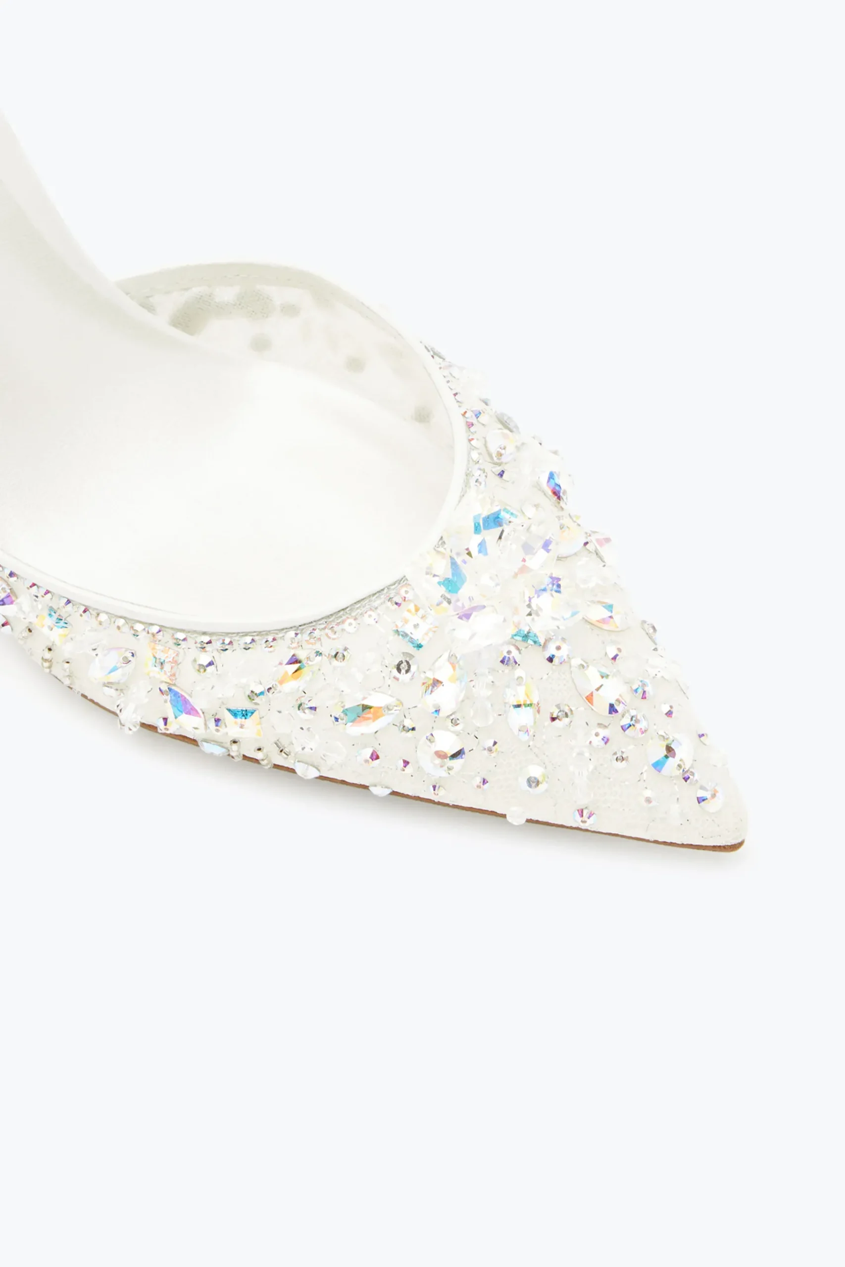 Collezione Sposa|Icone^Rene Caovilla Décolleté Gioiello Bianca Chandelier 75 Bianco