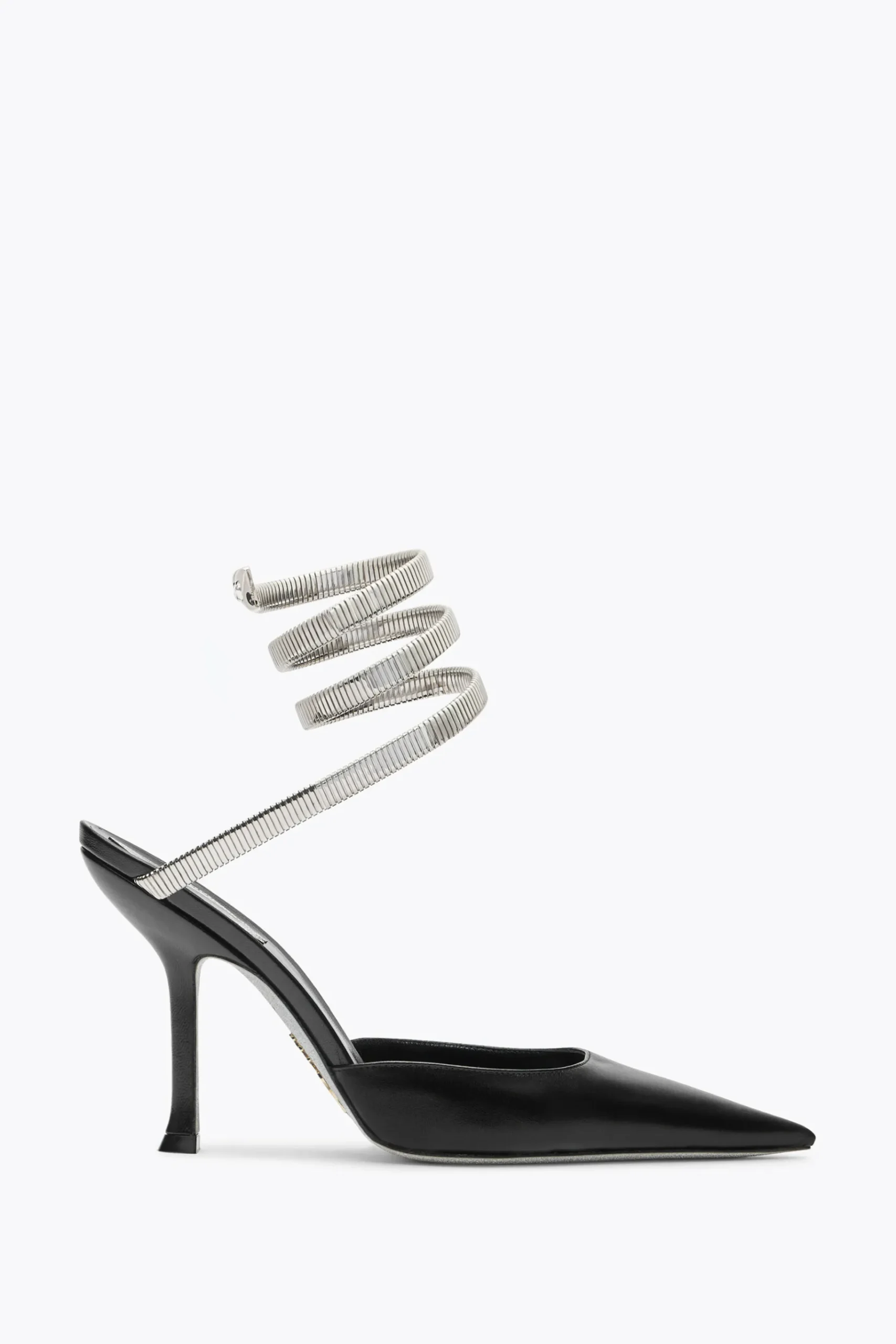 Décolleté^Rene Caovilla Décolleté Juniper Nera E Argento 105 Nero