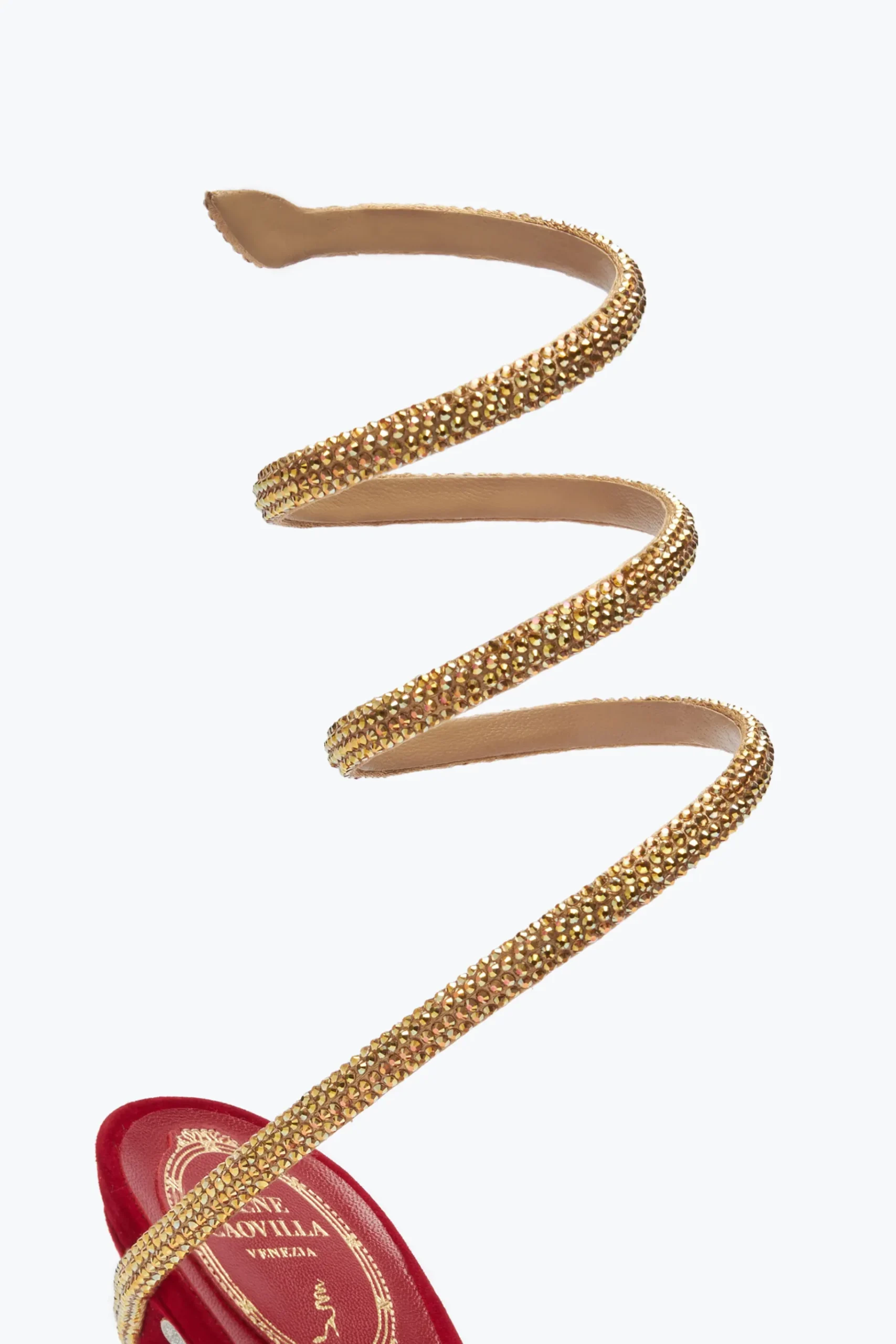 Icone|Décolleté^Rene Caovilla Décolleté Margot E Oro 105 Rosso