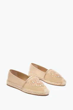 Ballerine E Mocassini^Rene Caovilla ESPADRILLAS EDEN CON CRISTALLI 10 Nude