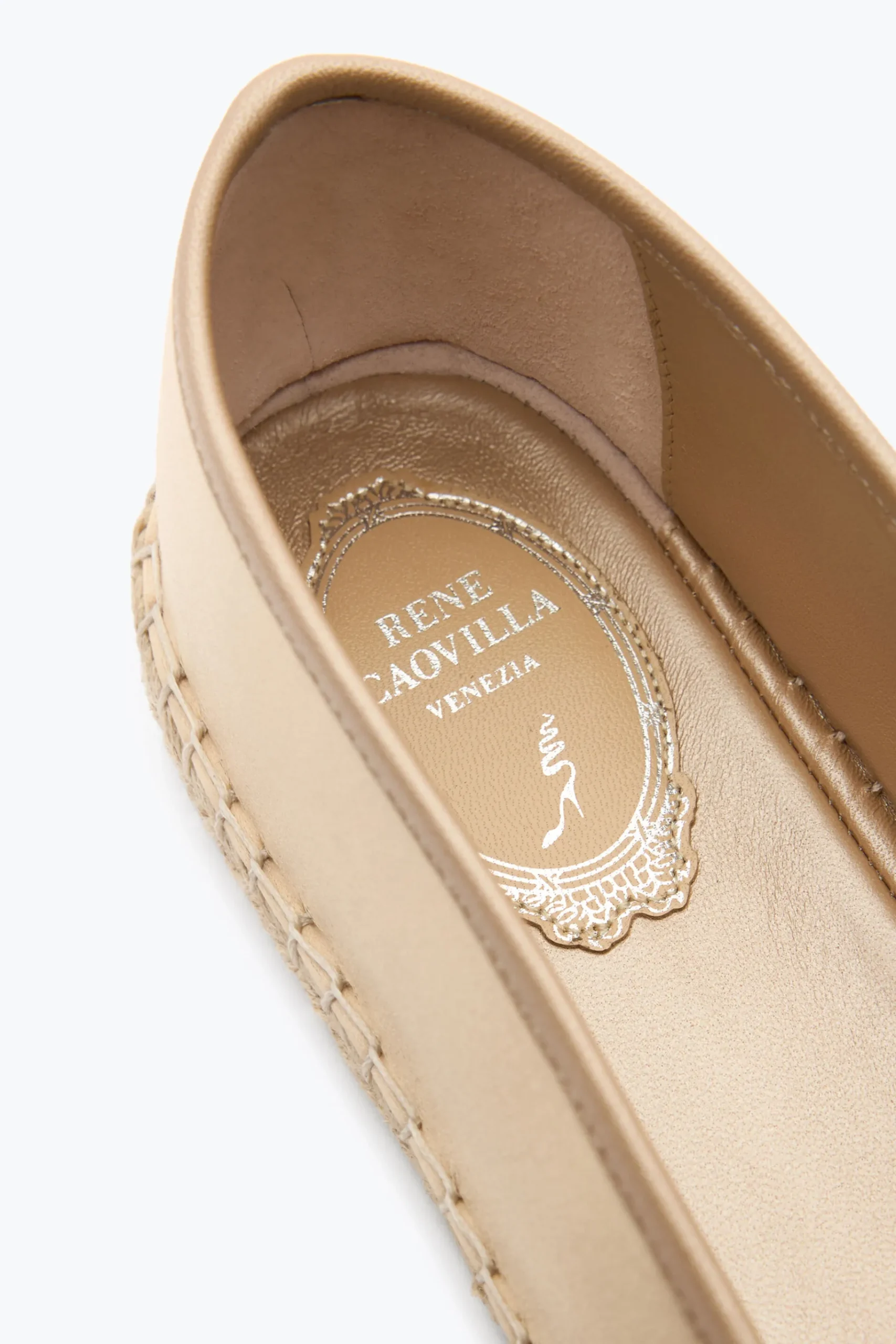 Ballerine E Mocassini^Rene Caovilla ESPADRILLAS EDEN CON CRISTALLI 10 Nude