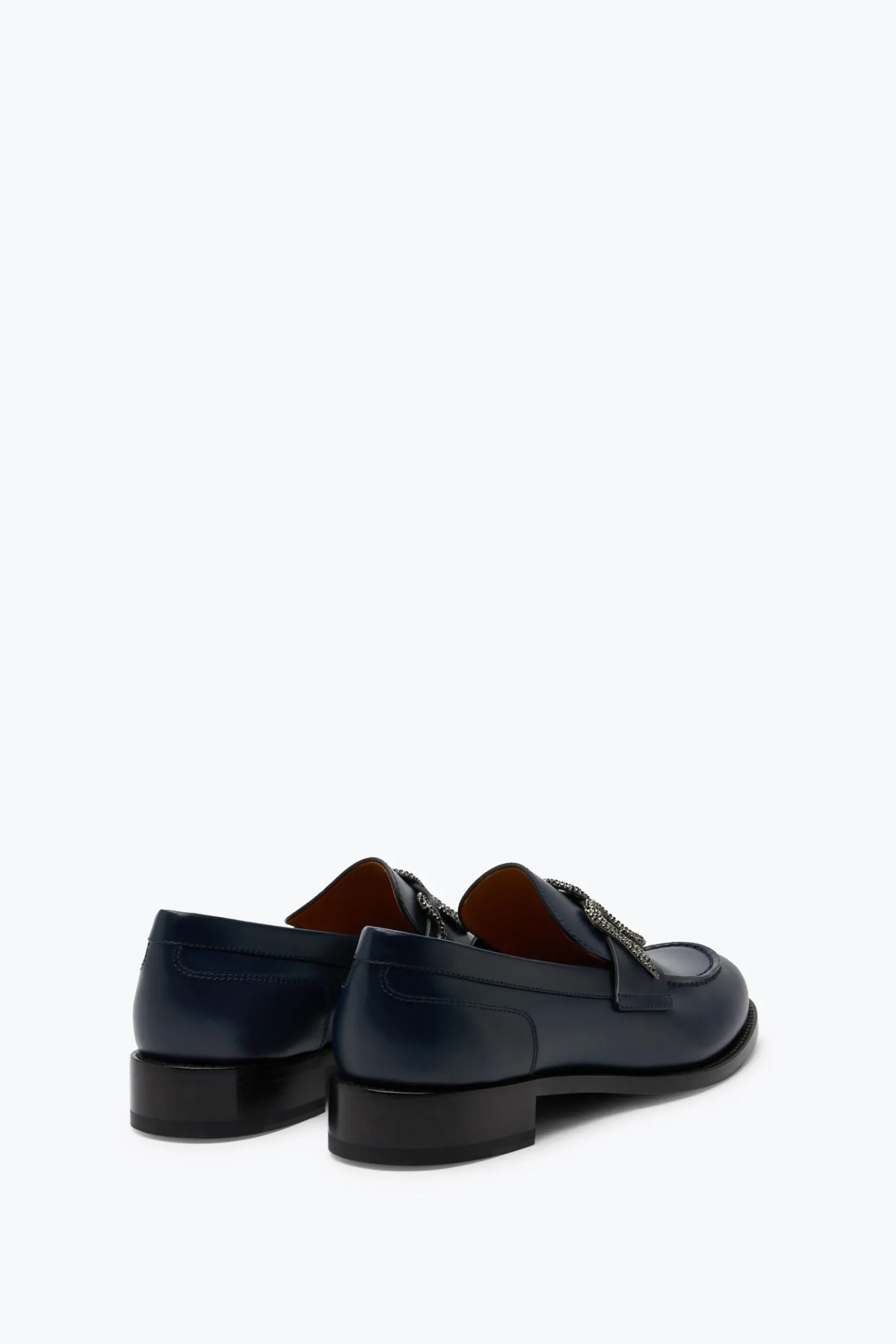 Ballerine E Mocassini^Rene Caovilla Mocassino Morgana Con Cristalli Nero Matt 20 Blu