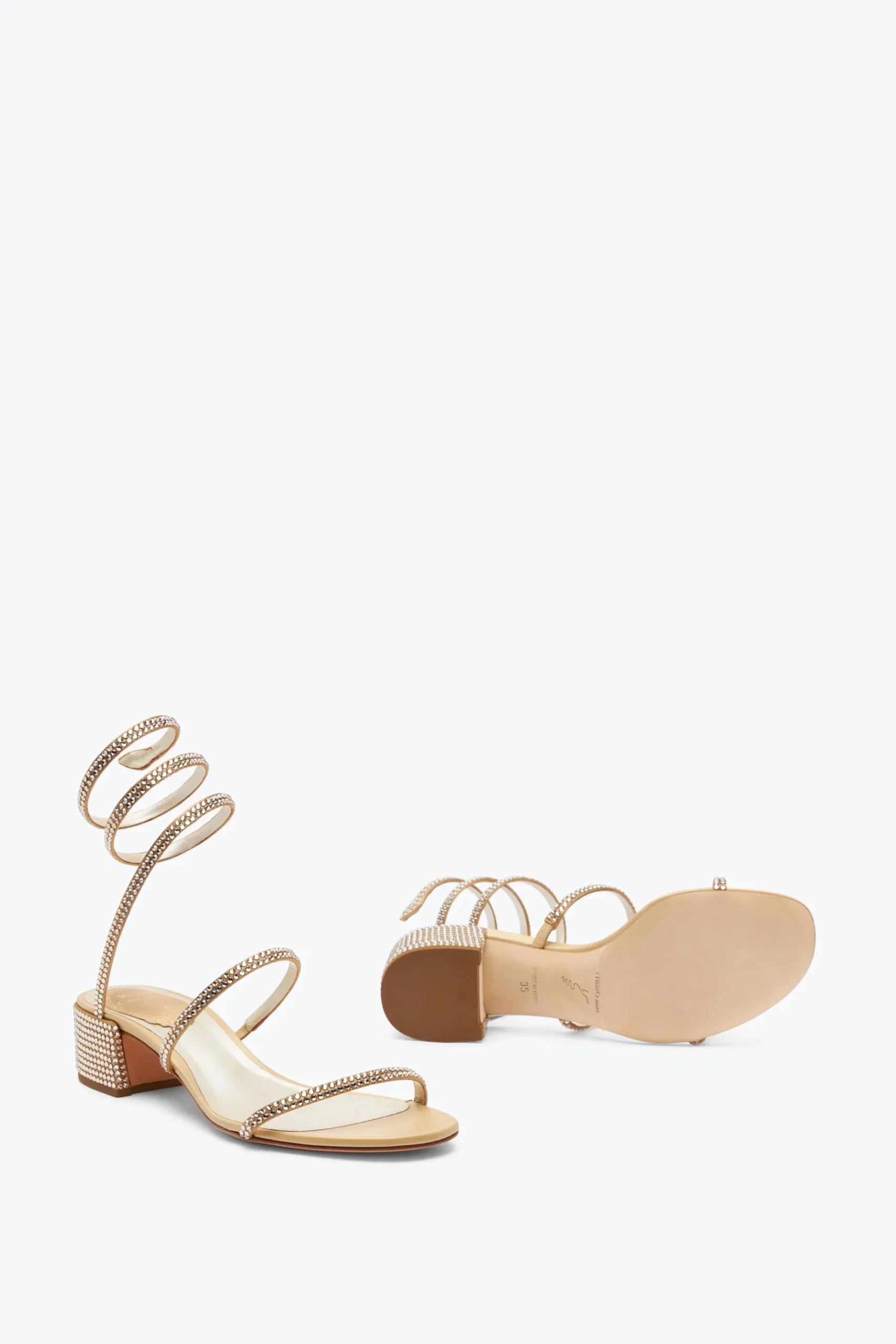 Per Le Invitate|Sandali^Rene Caovilla Sandali Eleganti Cleo Beige