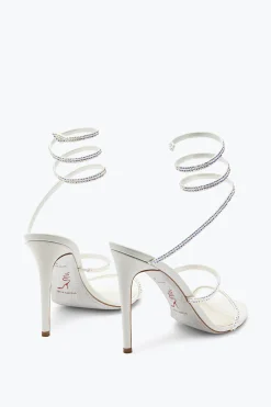 Collezione Sposa|Icone^Rene Caovilla Sandali Eleganti Bianchi Cleo Bianco