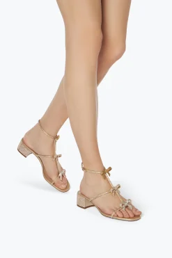 Sandali^Rene Caovilla Sandalo Caterina Con Cristalli 35 Beige