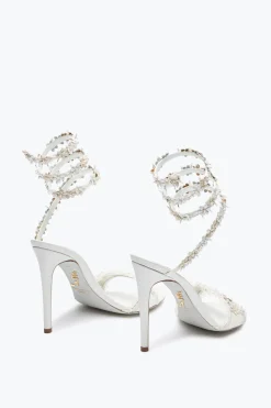 Collezione Sposa|Sandali^Rene Caovilla SANDALO BLOOM 105 Bianco