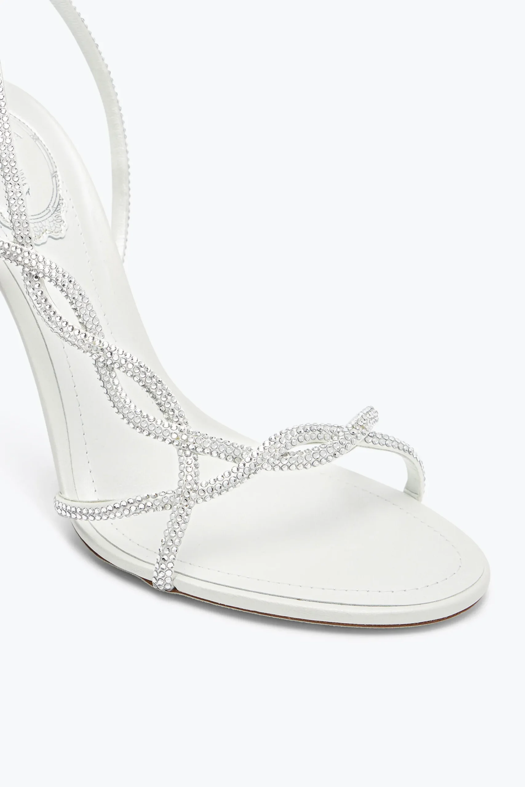 Collezione Sposa|Sandali^Rene Caovilla SANDALO BRAID AVORIO 105 Bianco