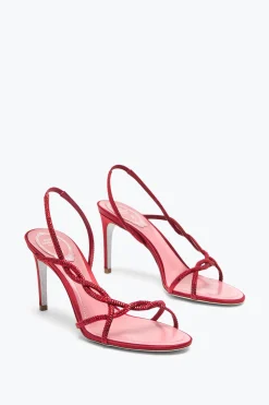 Sandali^Rene Caovilla SANDALO BRAID 80 Rosso