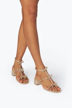 Per Le Invitate|Sandali^Rene Caovilla Sandalo Caterina Con Cristalli 35 Beige