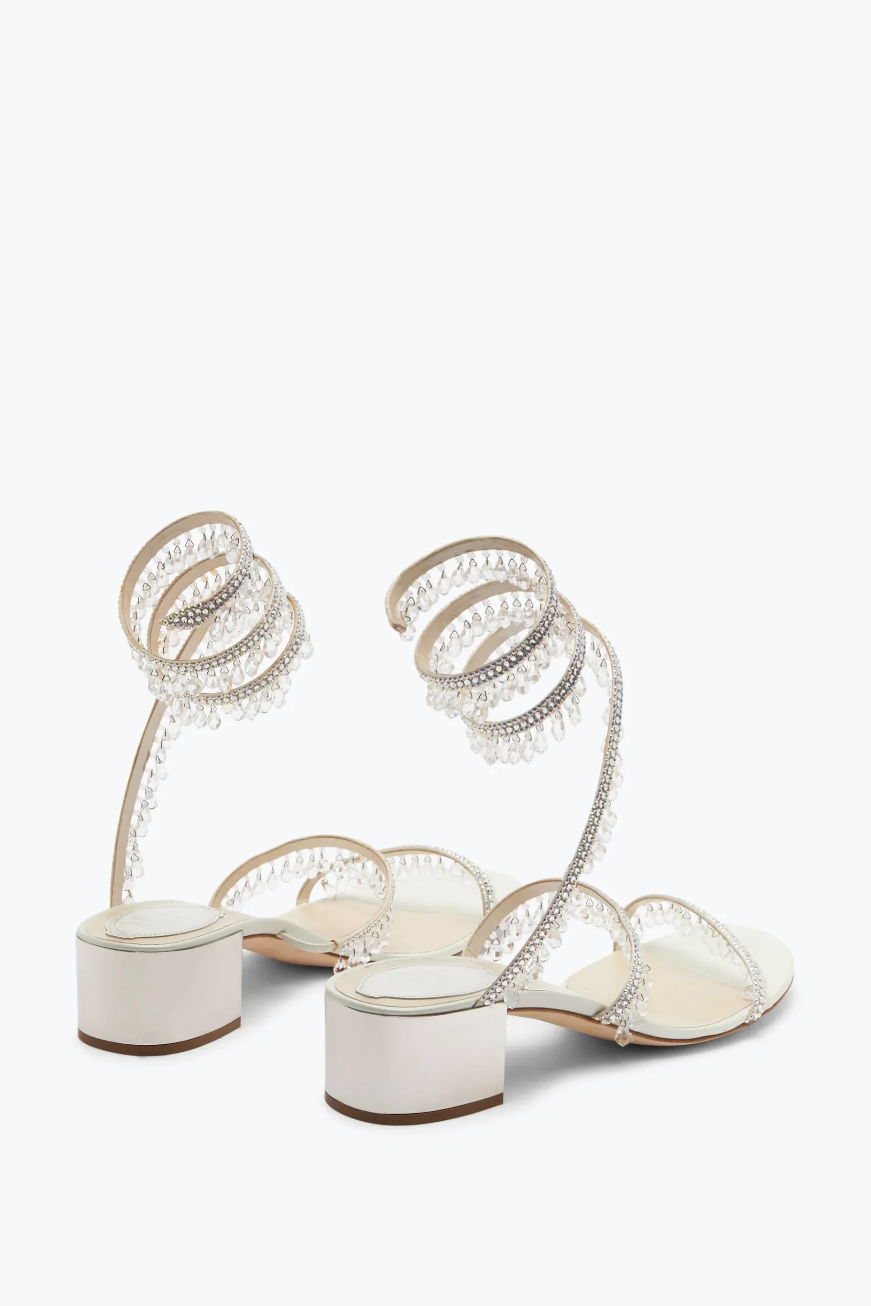 Collezione Sposa|Icone^Rene Caovilla Sandalo Chandelier 40 Avorio