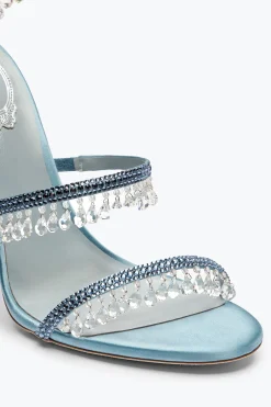 Sandali^Rene Caovilla Sandalo Chandelier 105 Azzurro Polvere