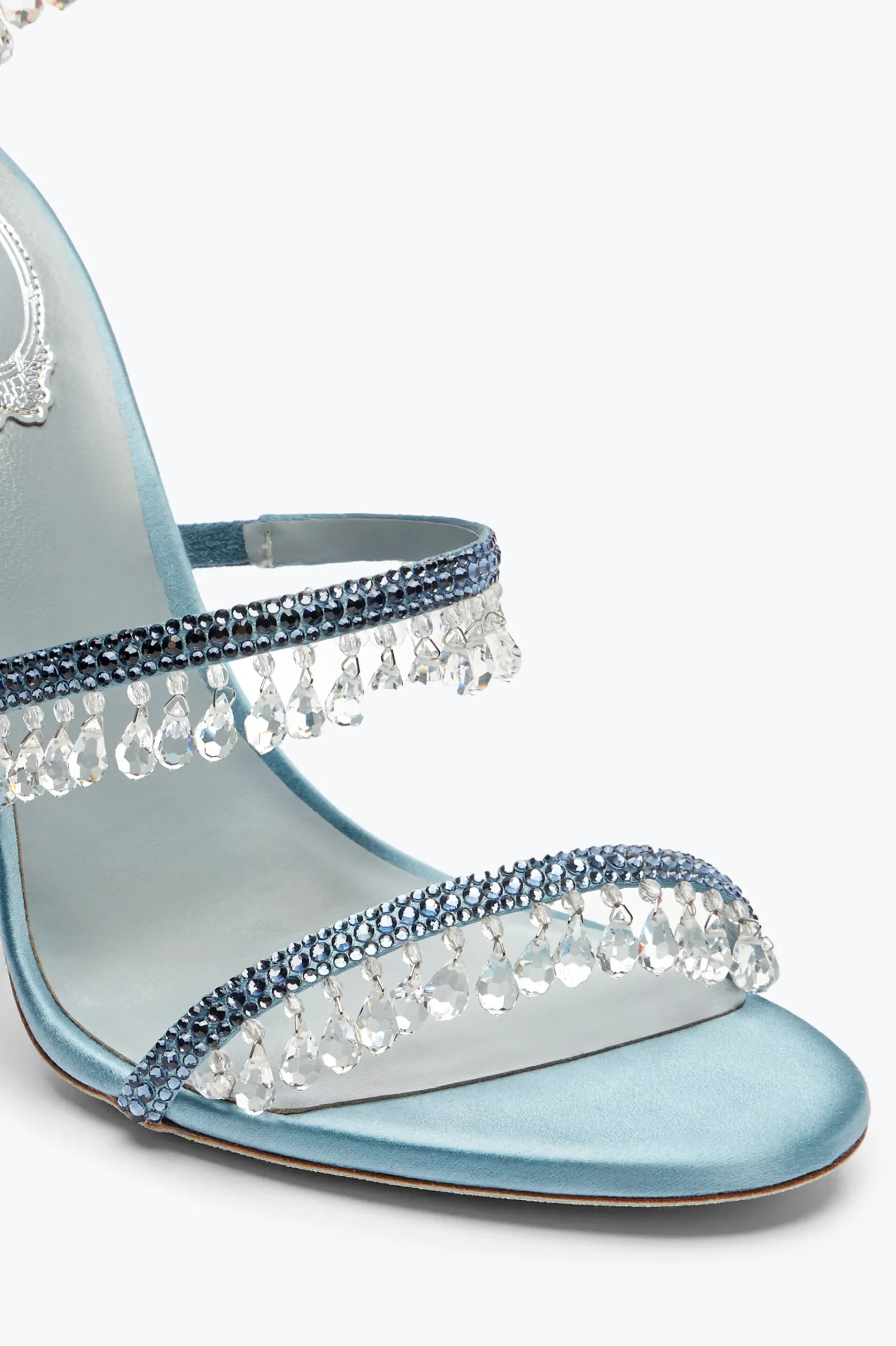 Sandali^Rene Caovilla Sandalo Chandelier 105 Azzurro Polvere