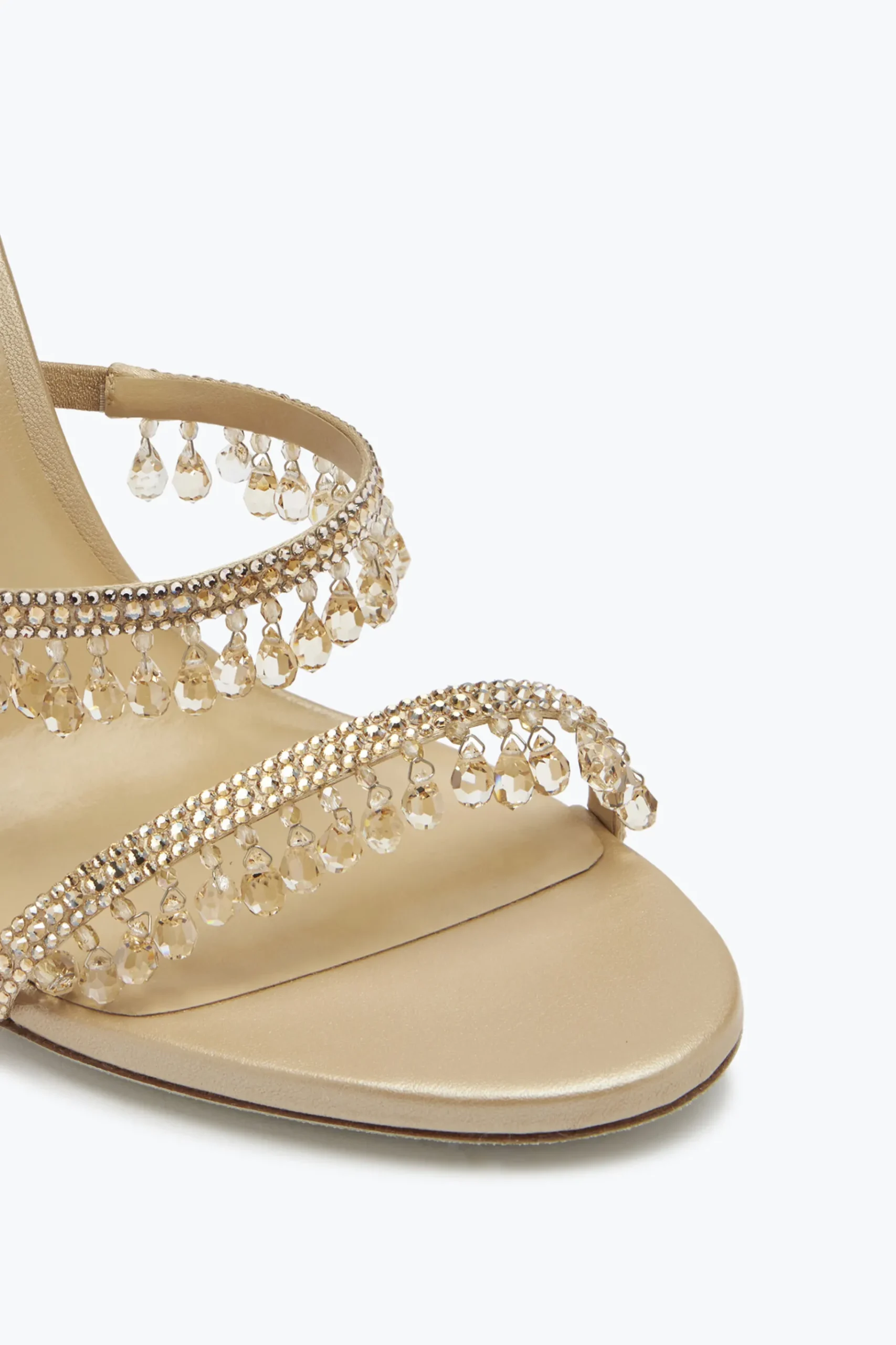 Per Le Invitate|Icone^Rene Caovilla Sandalo Chandelier Con Cristalli 105 Beige