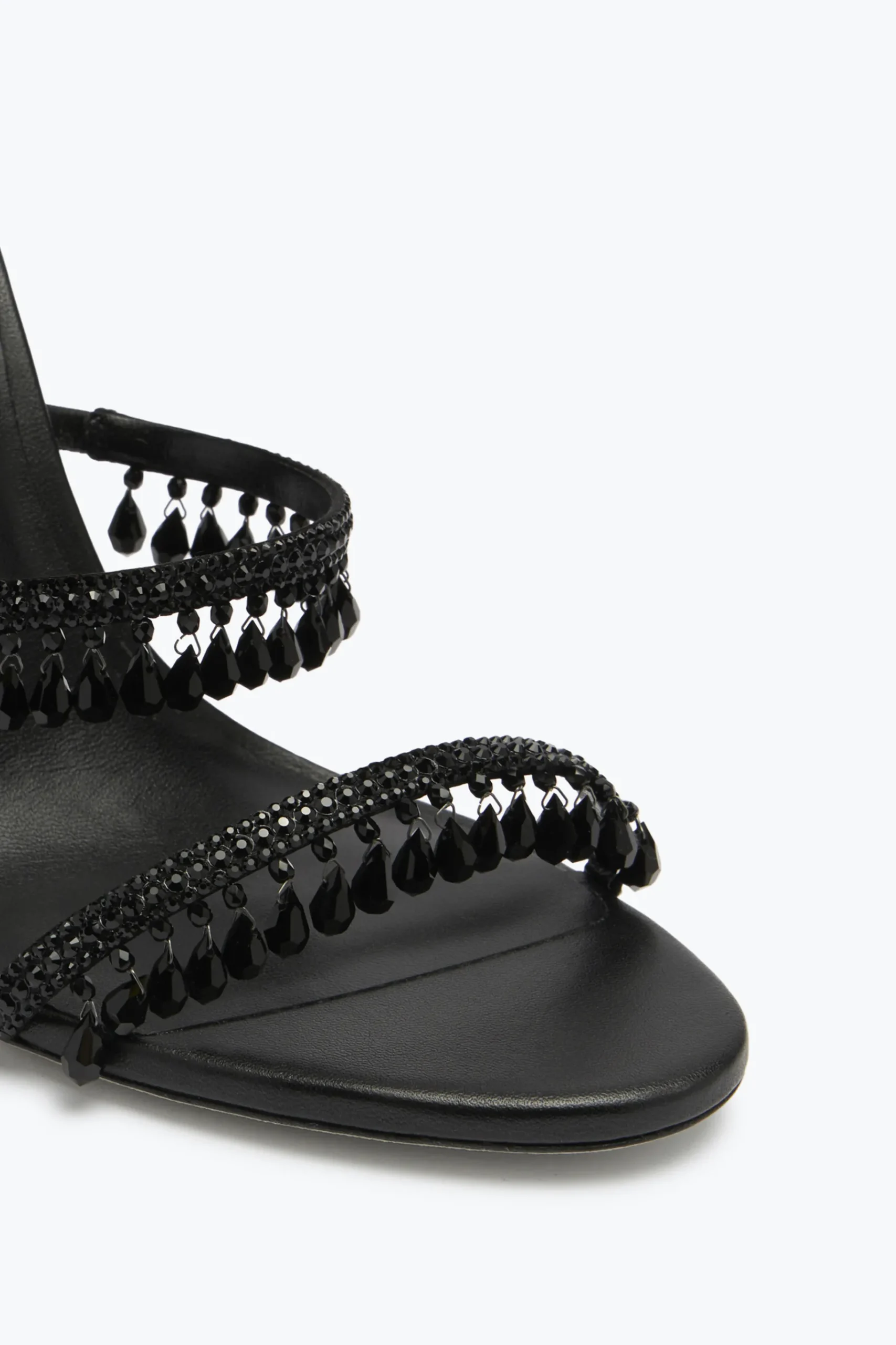 Clutch|Icone^Rene Caovilla Sandalo Chandelier 105 Nero
