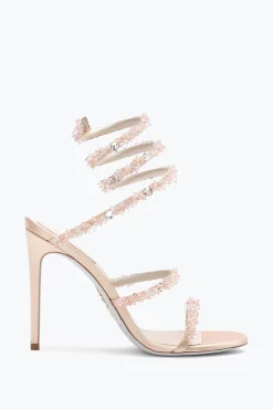 Per Le Invitate|Sandali^Rene Caovilla Sandalo Cinderella Con Serpente 105 Nude