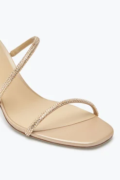 Sandali^Rene Caovilla Sandalo Cleo Con Cristalli 80 Beige