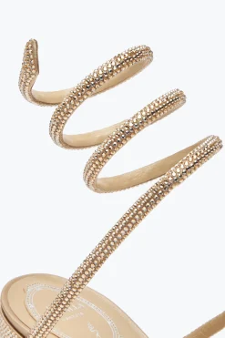 Per Le Invitate|Per Le Damigelle^Rene Caovilla Sandalo Cleo Con Cristalli 80 Beige