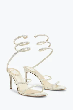 Collezione Sposa|Icone^Rene Caovilla Sandalo Cleo 80 Bianco
