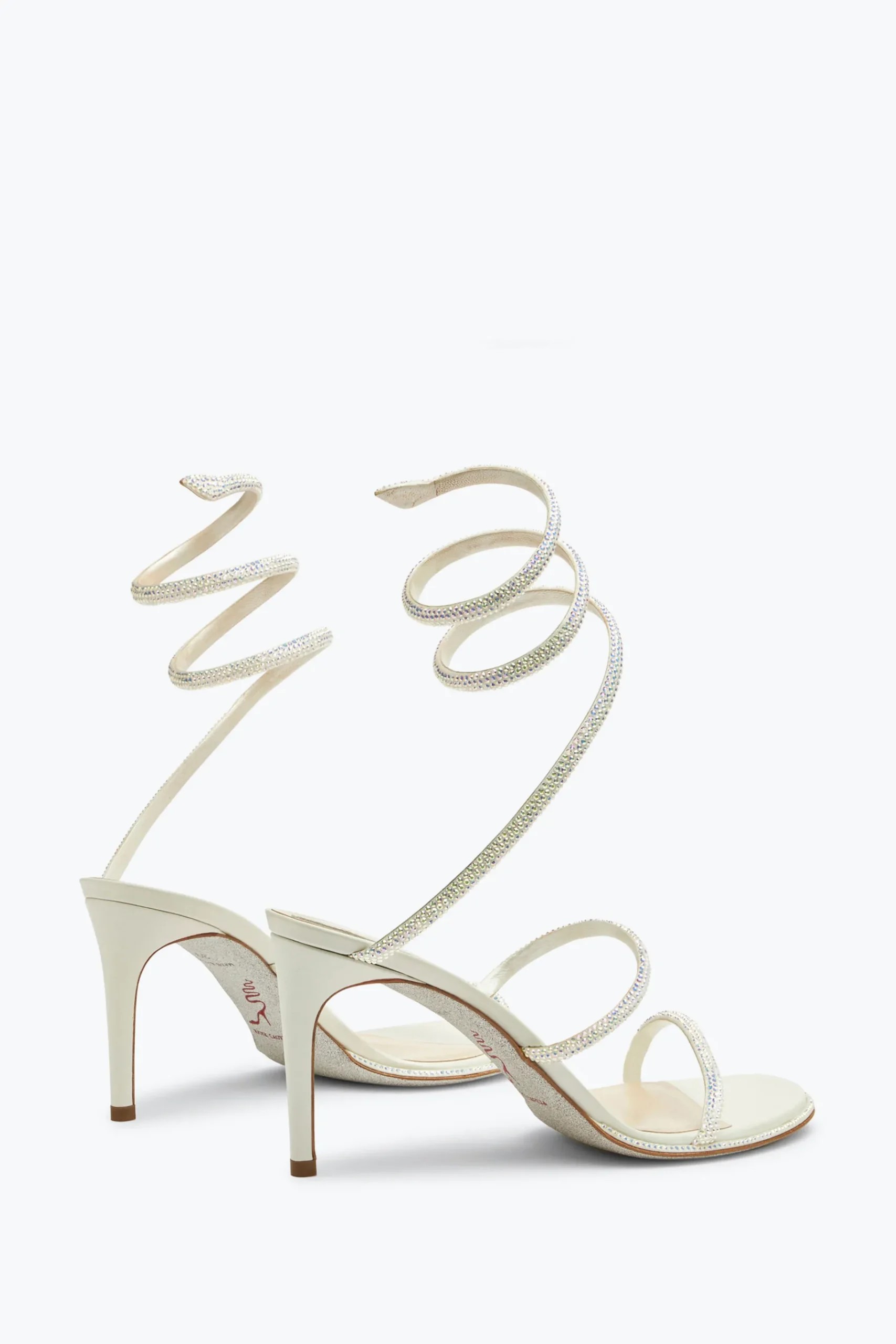 Collezione Sposa|Icone^Rene Caovilla Sandalo Cleo 80 Bianco