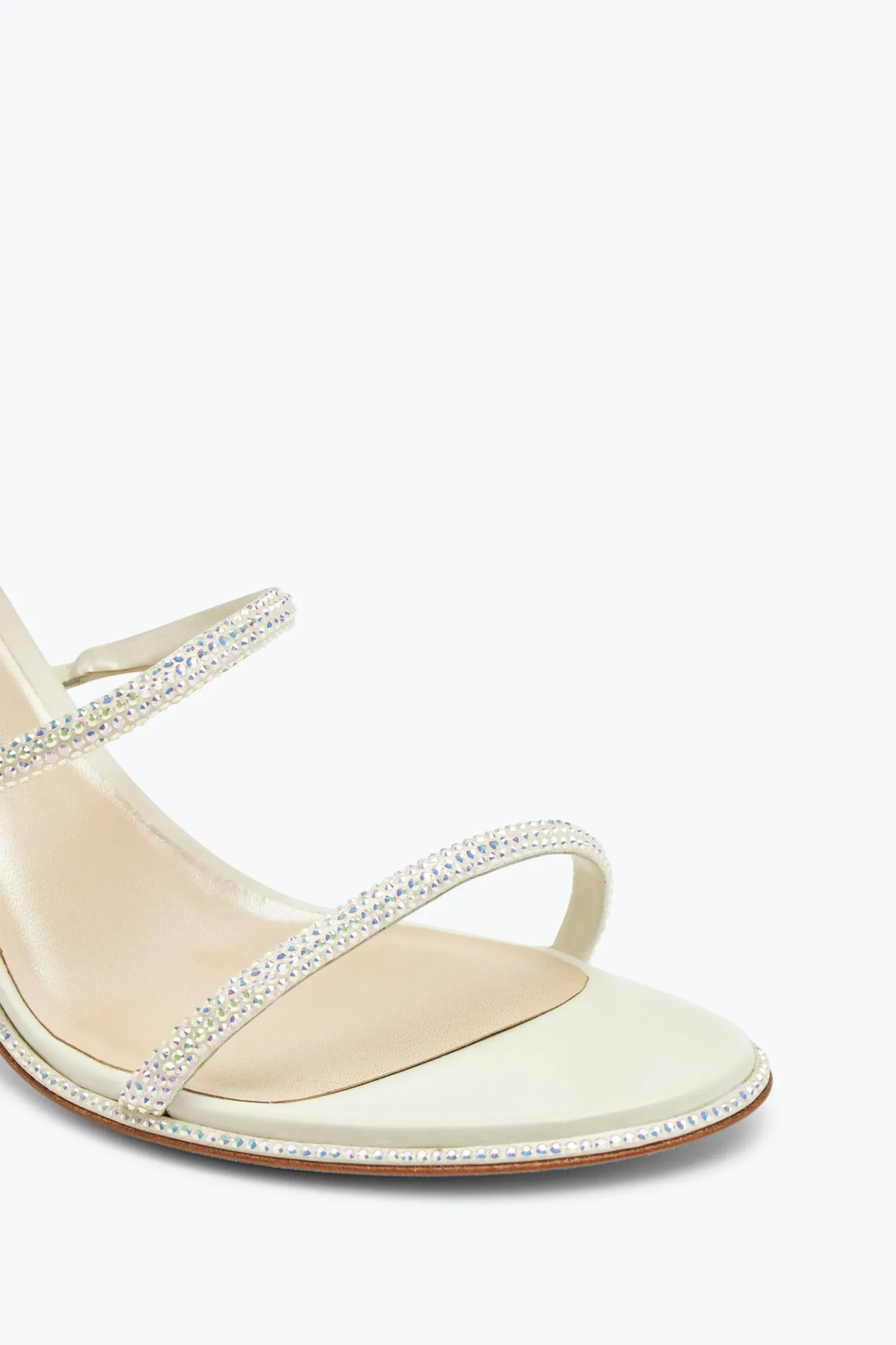 Collezione Sposa|Icone^Rene Caovilla Sandalo Cleo 80 Bianco