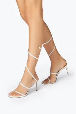 Collezione Sposa|Icone^Rene Caovilla Sandalo Cleo 80 Bianco