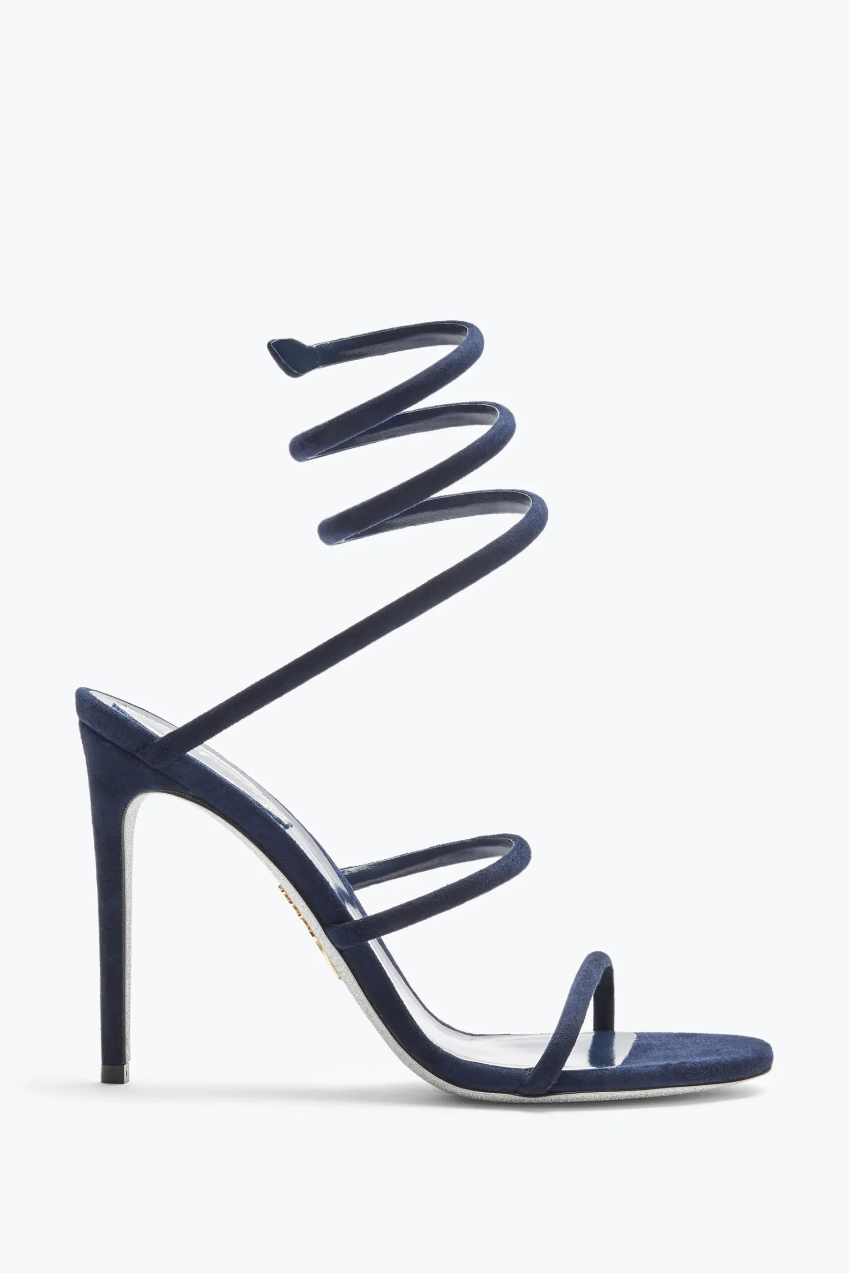 Sandali^Rene Caovilla Sandalo Cleo In Suede 105 Blu