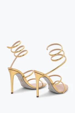 Per Le Invitate|Sandali^Rene Caovilla Sandalo Cleo Metallizzato 105 Oro