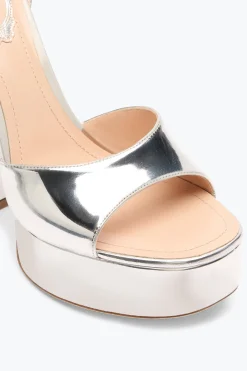 Platform|Sandali^Rene Caovilla SANDALO CON PLATEAU HELSA 140 Argento