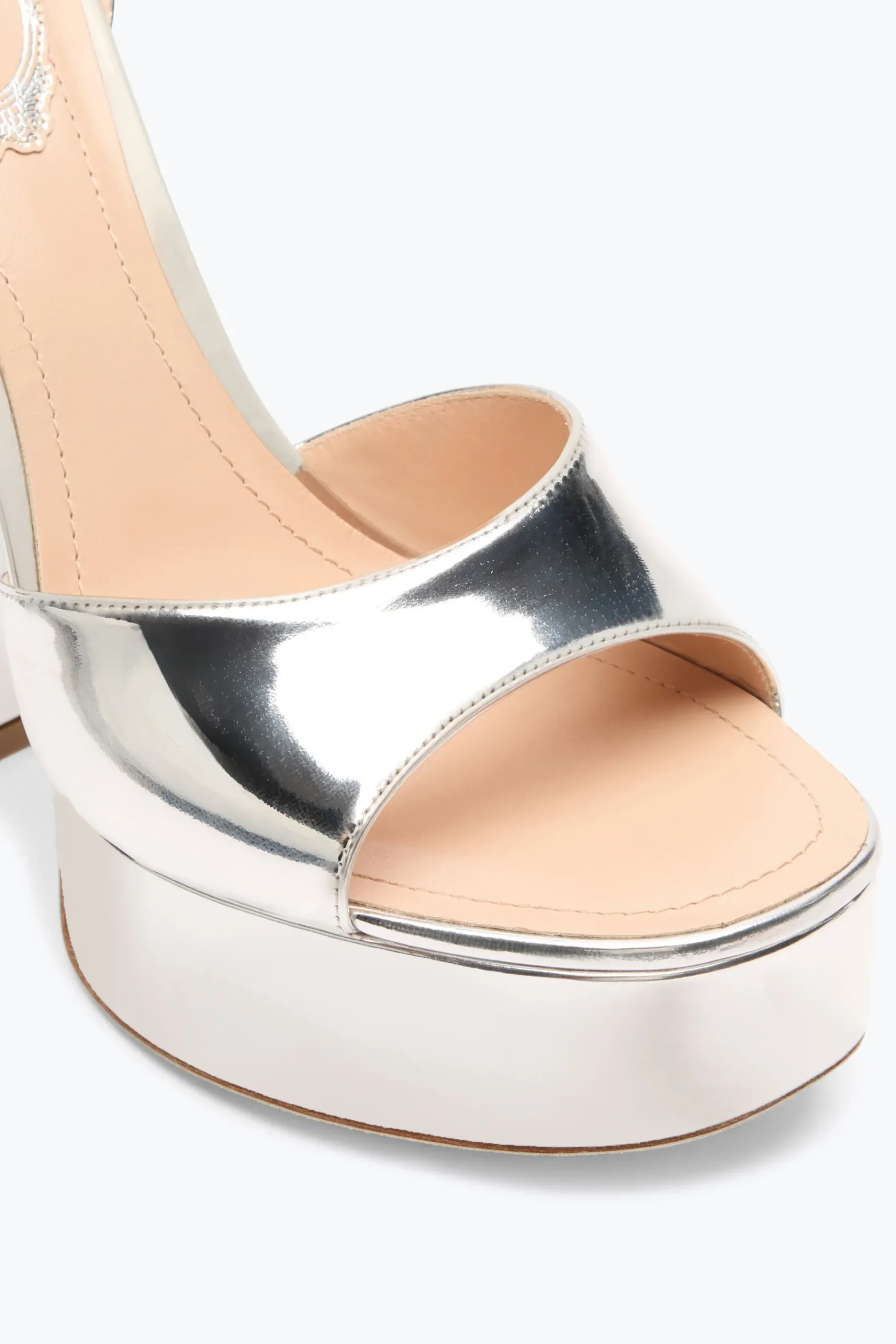 Platform|Sandali^Rene Caovilla SANDALO CON PLATEAU HELSA 140 Argento