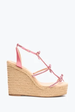 Platform|Sandali^Rene Caovilla SANDALO CON ZEPPA CATERINA CONFETTO 120 Rosa