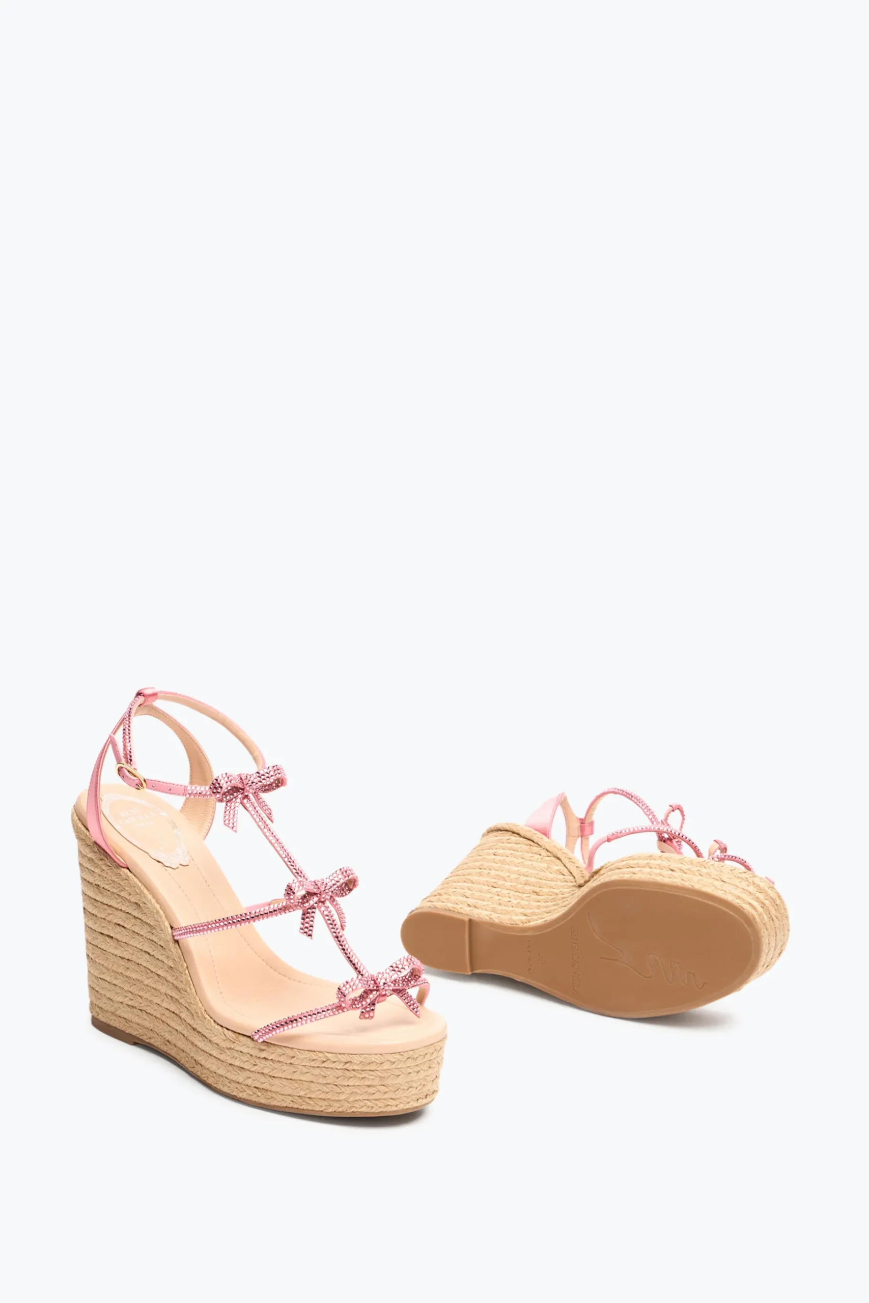Platform|Sandali^Rene Caovilla SANDALO CON ZEPPA CATERINA CONFETTO 120 Rosa
