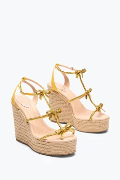 Platform|Sandali^Rene Caovilla SANDALO CON ZEPPA CATERINA 120 Giallo