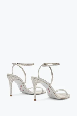 Per Le Damigelle|Icone^Rene Caovilla Sandalo Ellabrita Argento Con Cristalli 80 Grigio