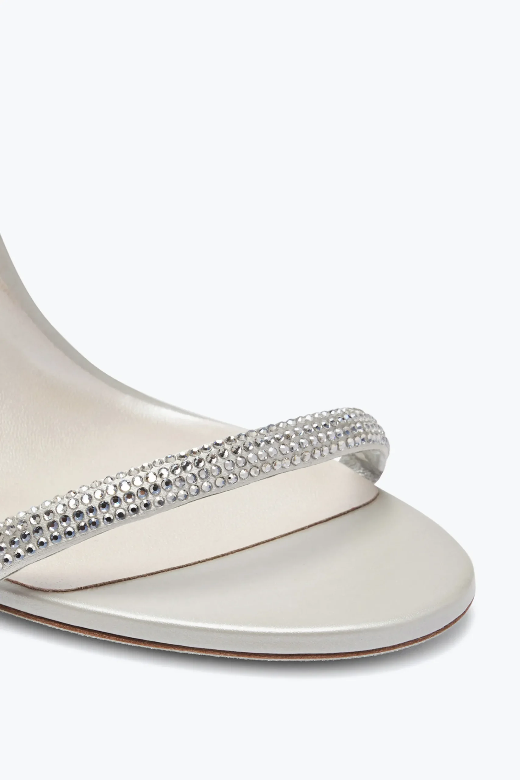 Per Le Damigelle|Icone^Rene Caovilla Sandalo Ellabrita Argento Con Cristalli 80 Grigio