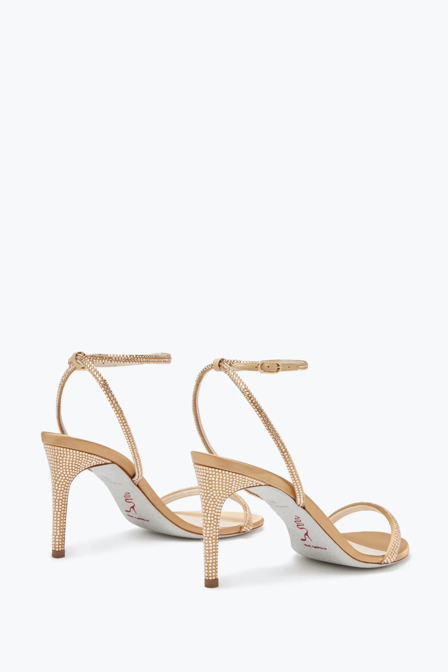 Per Le Damigelle|Icone^Rene Caovilla Sandalo Ellabrita Con Cristalli 80 Beige