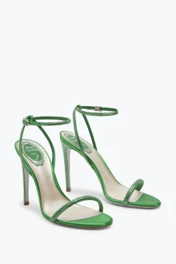 Icone|Sandali^Rene Caovilla Sandalo Ellabrita Con Cristalli 105 Verde