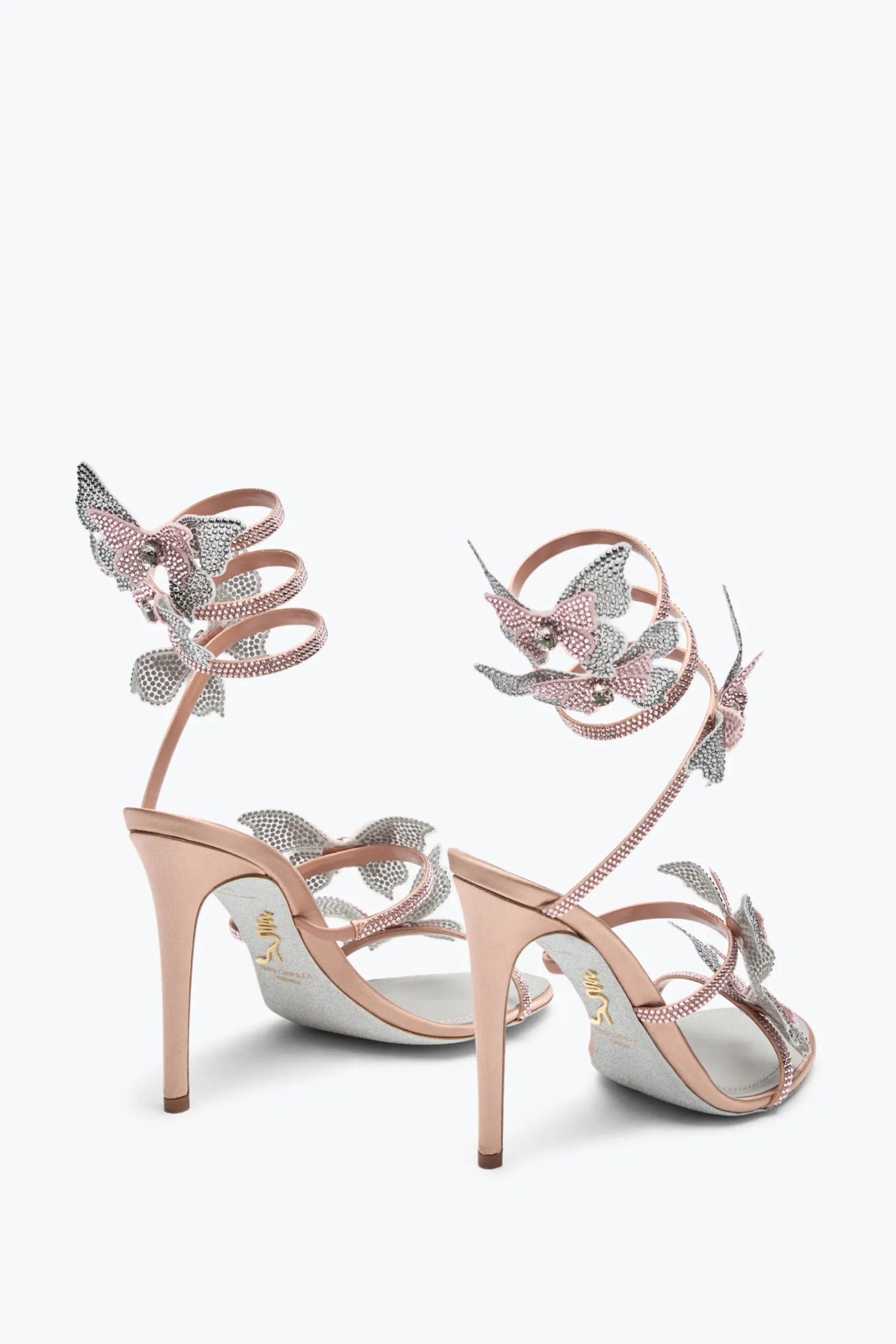 Per Le Invitate|Sandali^Rene Caovilla SANDALO FAIRY E ARGENTO 105 Rosa