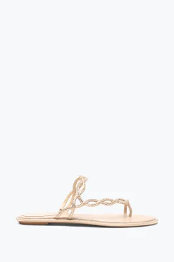 Per Le Invitate|Collezione Sposa^Rene Caovilla SANDALO FLAT BRAID 10 Nude